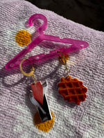 Boucles d’oreilles « Bruxelles - Liège »