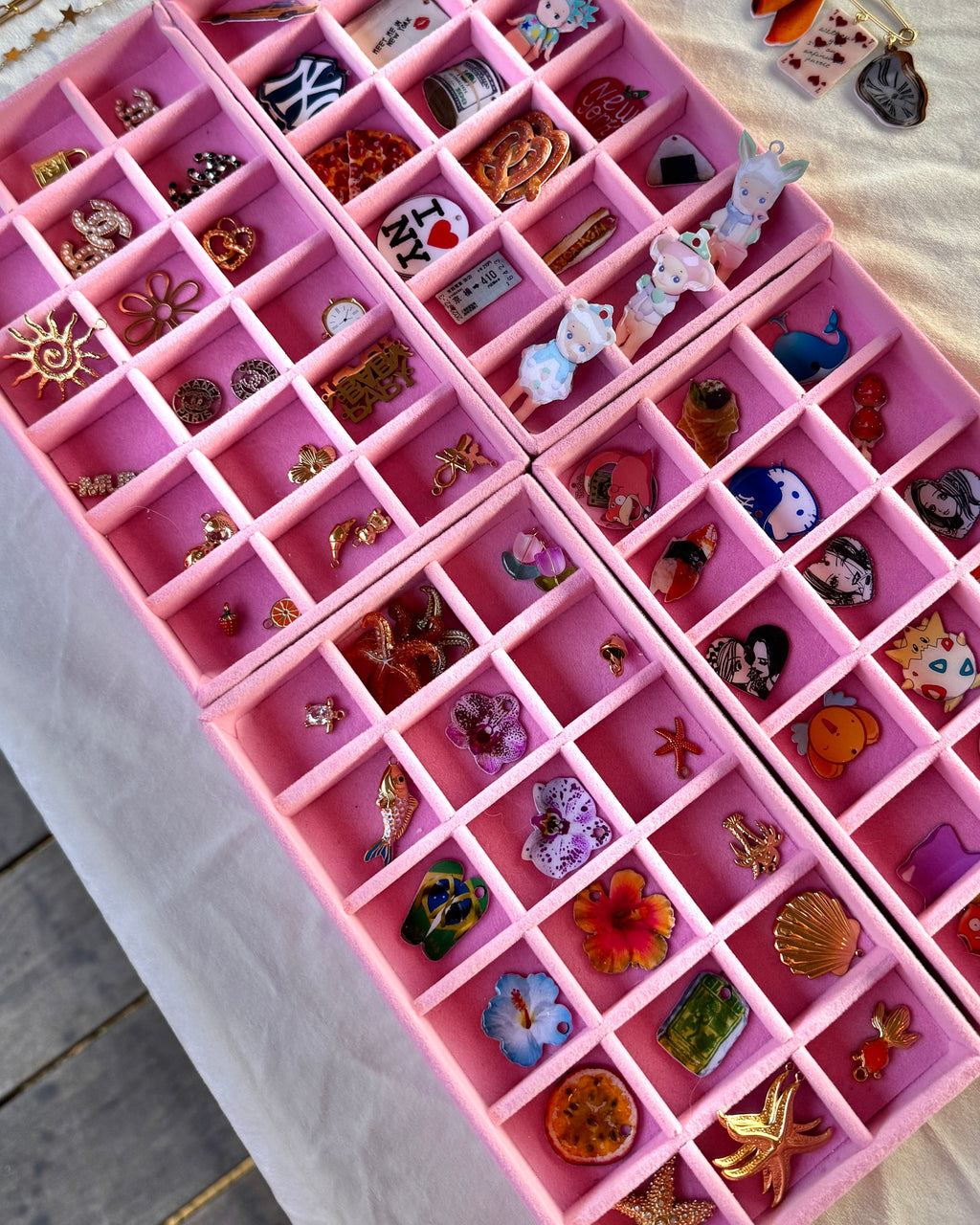 Charms handmade NY (pour collier ou bracelet personnalisé)