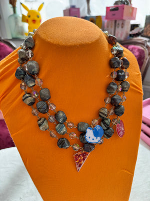 COLLIER CHARMS PERSONNALISÉ (Choix chaîne modèle vintage)