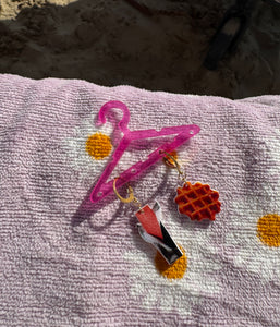 Boucles d’oreilles « Bruxelles - Liège »