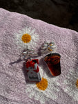 Boucles d’oreilles « Café Clope »