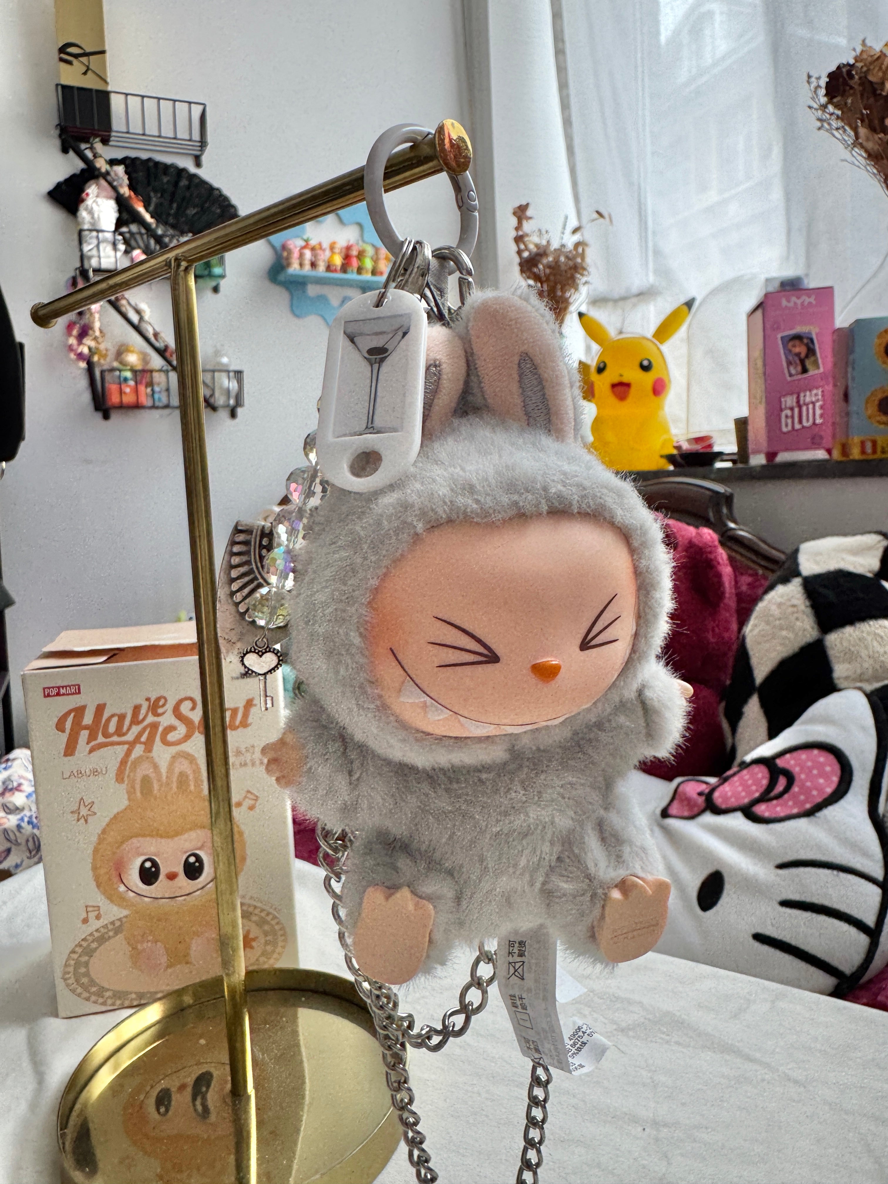 Labubu Have A seat HEHE Charms