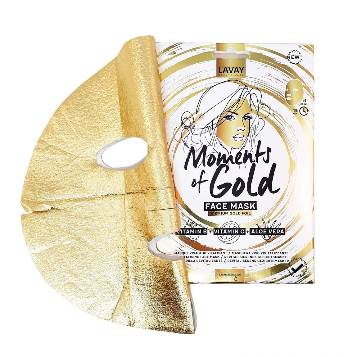 MOMENTS OF GOLD - GOLD FACE MASK