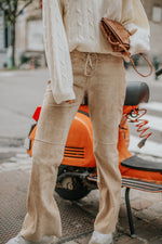 VINTAGE - PANTALON EN DAIM "DINA"