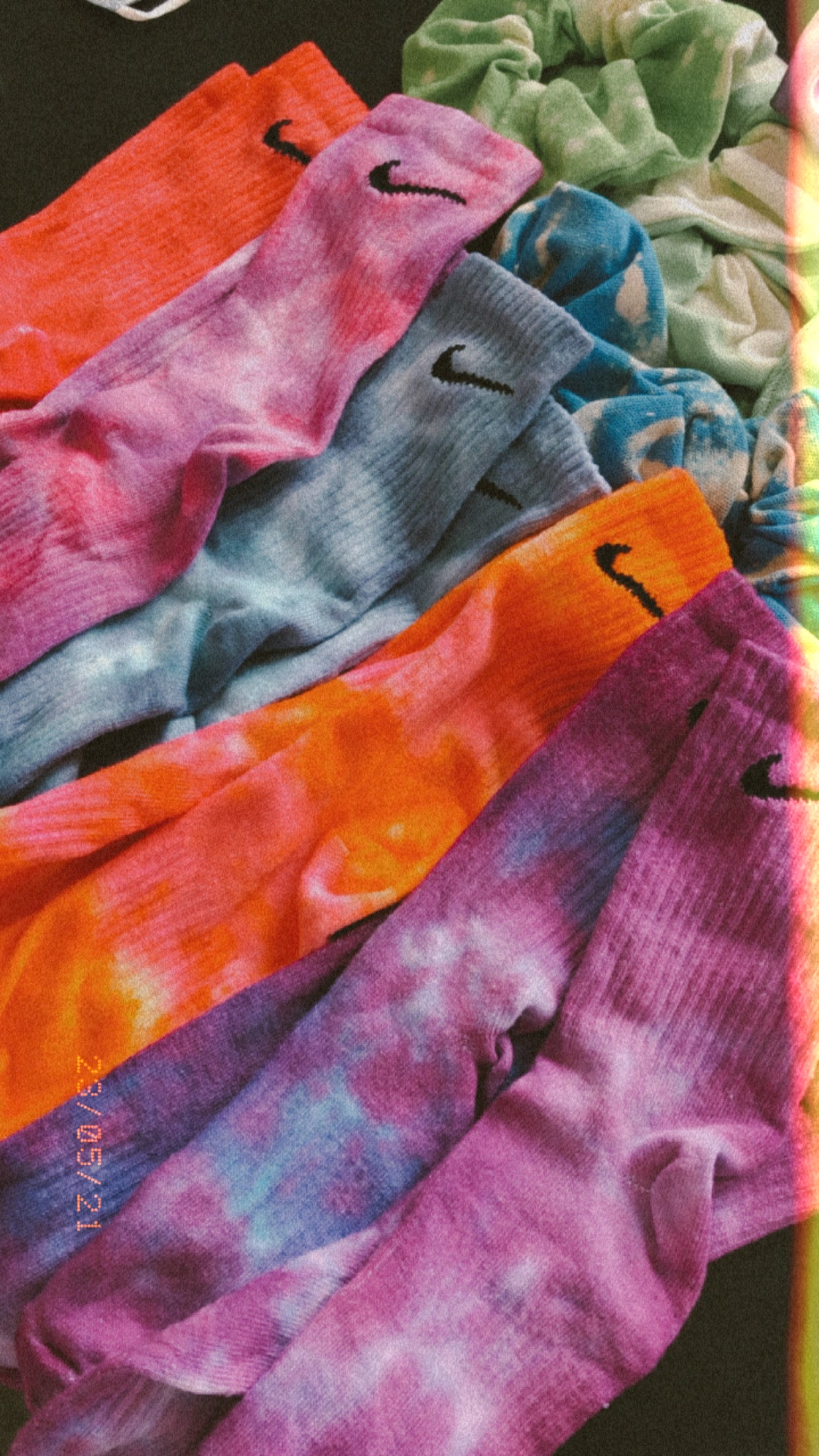 CHAUSSETTES TIE & DYE HOMEMADE